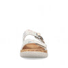 Rieker Ladies Beige Multi-Colour Floral Mule Sandals
